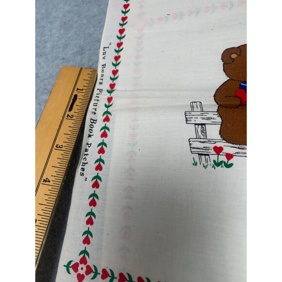 Luv Bears Picture Book Patches Quilting Fabric By Cranston 18 Blocks Teddy Bears - Picture 4 of 7